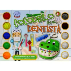 DRIM DISCOUNT Juego Plastilina Cocodrilo en el Dentista- Manualidades