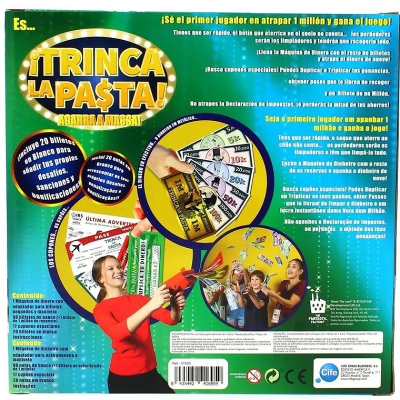CIFE Juego Trinca la Pasta- Juegos De Mesa