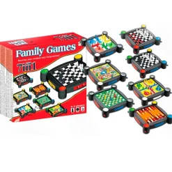 DRIM DISCOUNT Juegos de Mesa 7 en 1- Juegos De Mesa