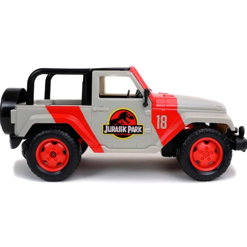 JADA TOYS Vehículos, Trenes Y Parkings|Coches Radio Control (R/C)|Jurassic Park RC Jeep Wrangler 1:16