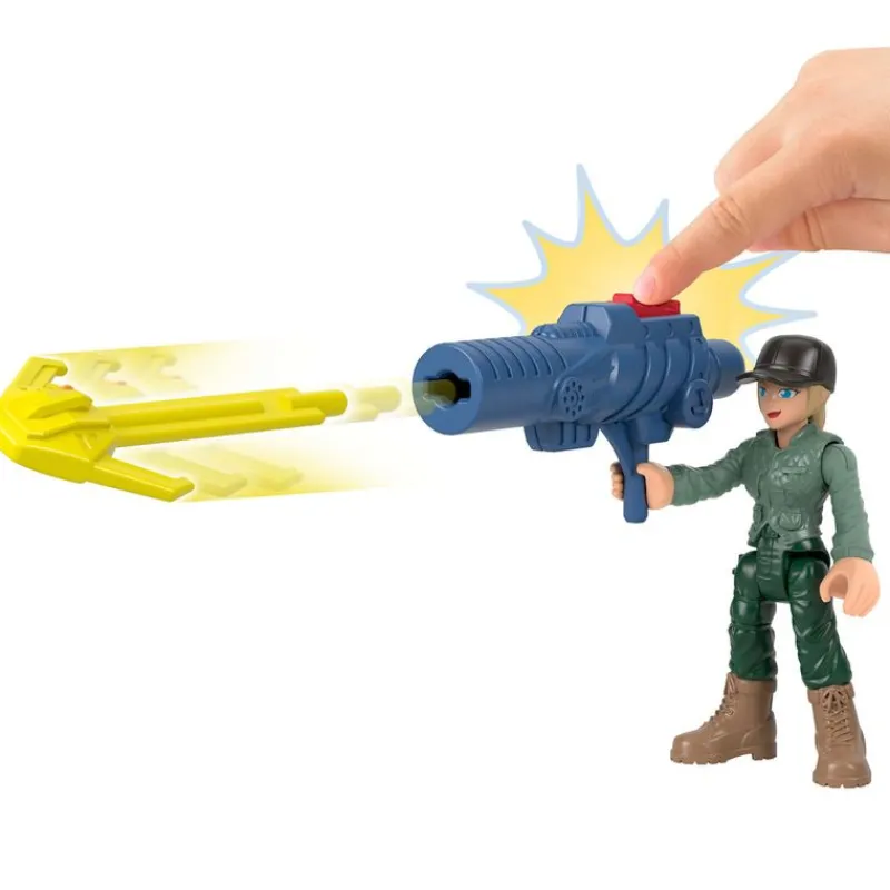 IMAGINEXT Figuras Y Figuras De Acción|Jurassic World El Renacer Conjunto Figuras Acción con Humano