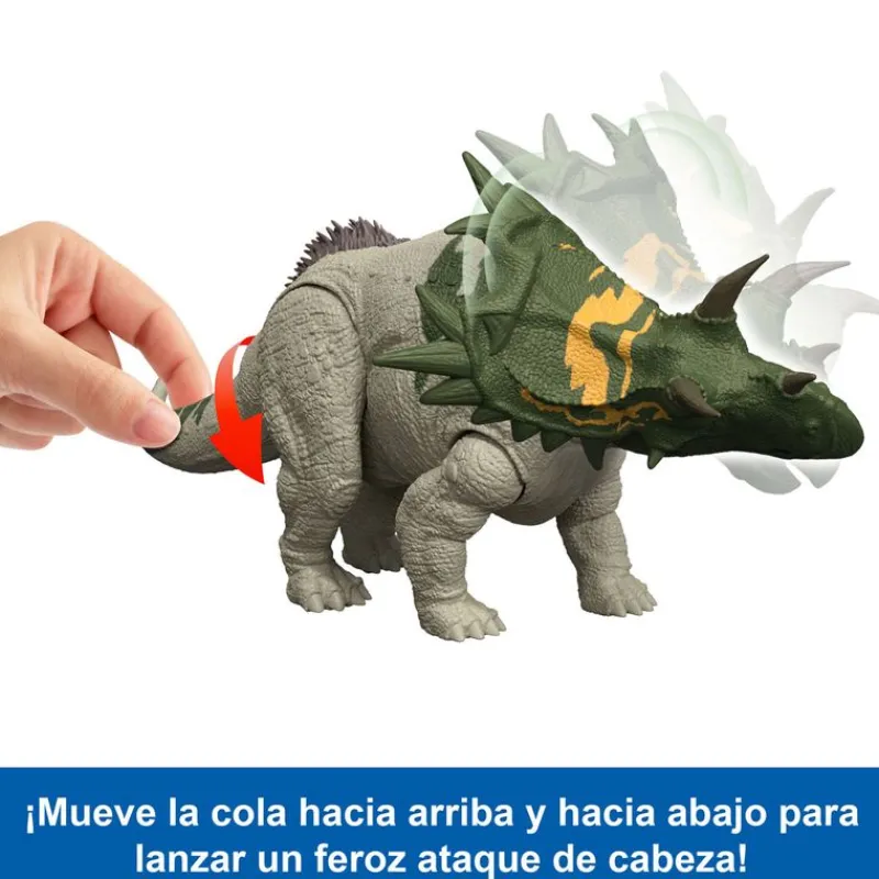 MATTEL Jurassic World: El Renacer Spiclypeus Rugido Salvaje- Figuras Y Figuras De Acción