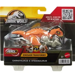 MATTEL Jurassic World Fierce Changers Carnotaurus- Figuras Y Figuras De Acción