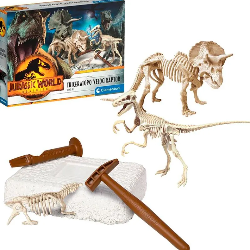 CLEMENTONI Juegos Y Juguetes Educativos|Jurassic World Kit Arqueología