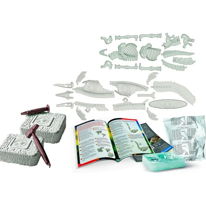CLEMENTONI Jurassic World Kit Excavación- Juegos Y Juguetes Educativos
