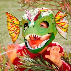 MATTEL Figuras Y Figuras De Acción|Jurassic World Máscara Dilofosaurio Venenoso