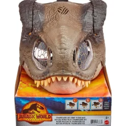 MATTEL Juegos Y Juguetes De Imitación|Disfraces Y Complementos|Jurassic World Máscara Dinosaurio Interactiva