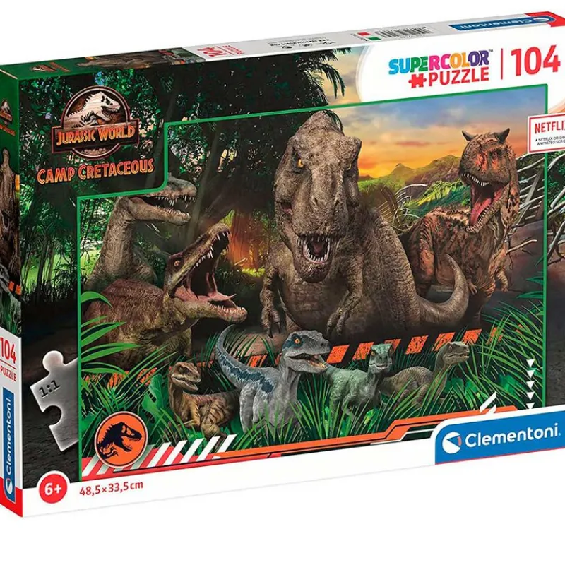 CLEMENTONI Jurassic World Puzzle 104 Piezas- Puzzles Y Construcciones