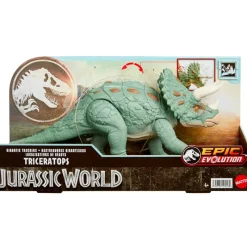 MATTEL Figuras Y Figuras De Acción|Jurassic World Rastreador Gigantesco Triceratops
