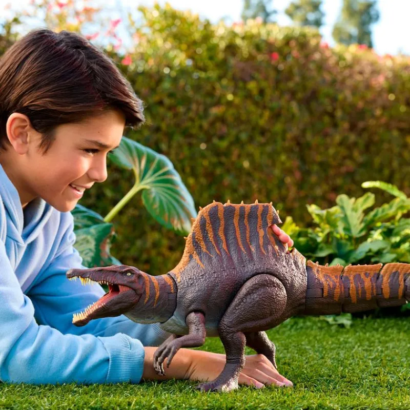 MATTEL Figuras Y Figuras De Acción|Jurassic World Rebirth Espinosaurio Cola Destructora