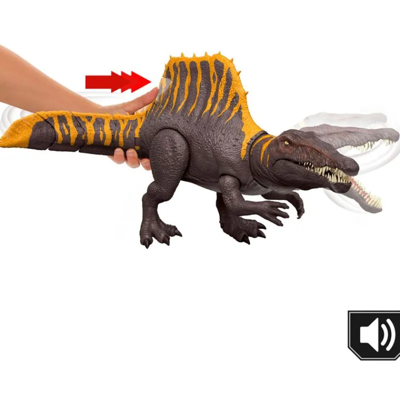 MATTEL Figuras Y Figuras De Acción|Jurassic World Rebirth Espinosaurio Cola Destructora