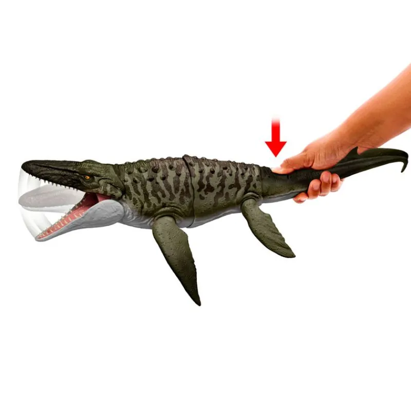 MATTEL Jurassic World: Rebirth Mosasaurio Mordedor- Figuras Y Figuras De Acción