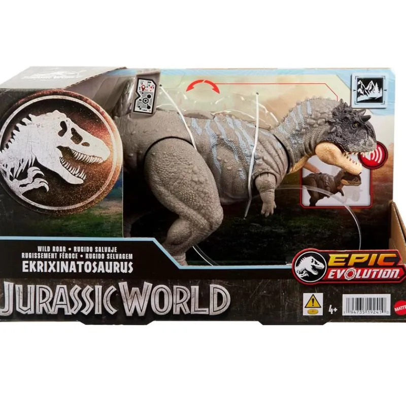 MATTEL Jurassic World Rugido Salvaje Ekrixinatosaurus- Figuras Y Figuras De Acción