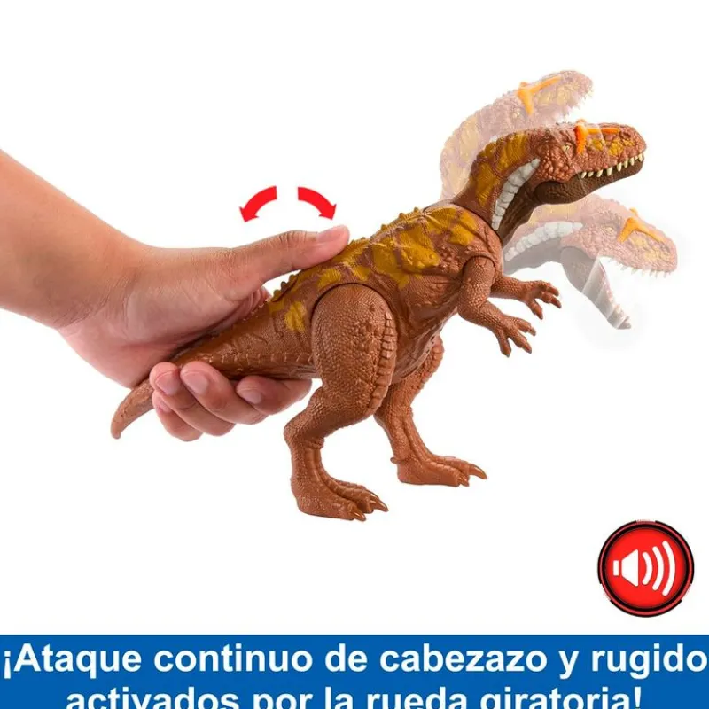 MATTEL Jurassic World Rugido Salvaje Megalosaurus- Figuras Y Figuras De Acción
