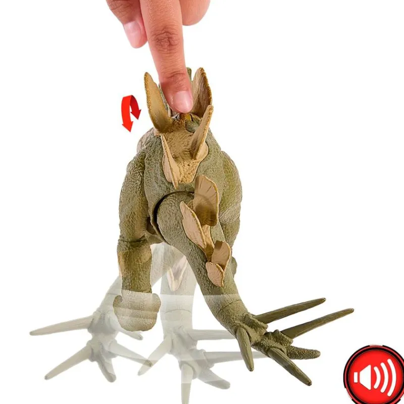 MATTEL Figuras Y Figuras De Acción|Jurassic World Rugido Salvaje Hesperosaurus