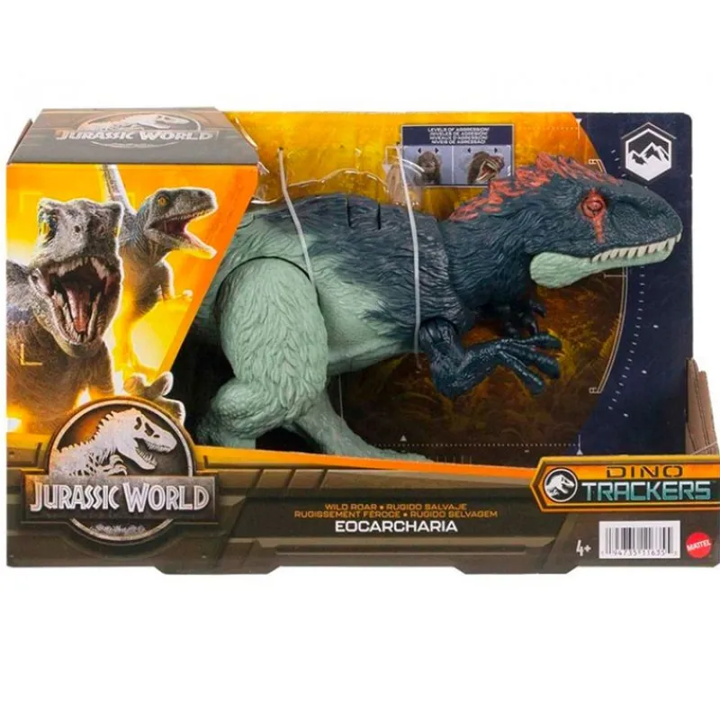 MATTEL Jurassic World Rugido Salvaje Eocarcharia- Figuras Y Figuras De Acción