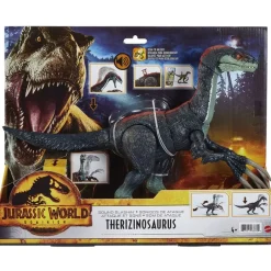 MATTEL Figuras Y Figuras De Acción|Jurassic World Sonidos Ataque Therizinosaurus