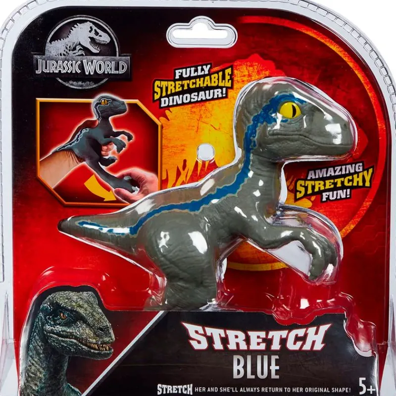 FAMOSA Jurassic World Stretch Raptor Blue- Figuras Y Figuras De Acción