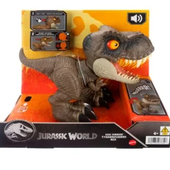 MATTEL Jurassic World Tiranosaurio Rex Roar Command- Figuras Y Figuras De Acción