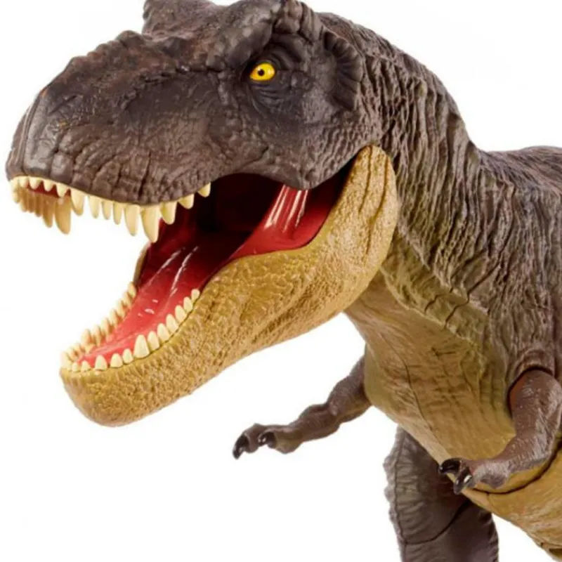 MATTEL Figuras Y Figuras De Acción|Jurassic World T-Rex Pisa y Ataca