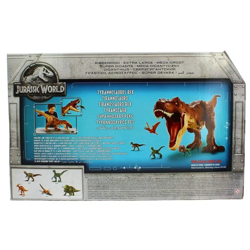 MATTEL Jurassic World T-Rex Supercolosal- Figuras Y Figuras De Acción
