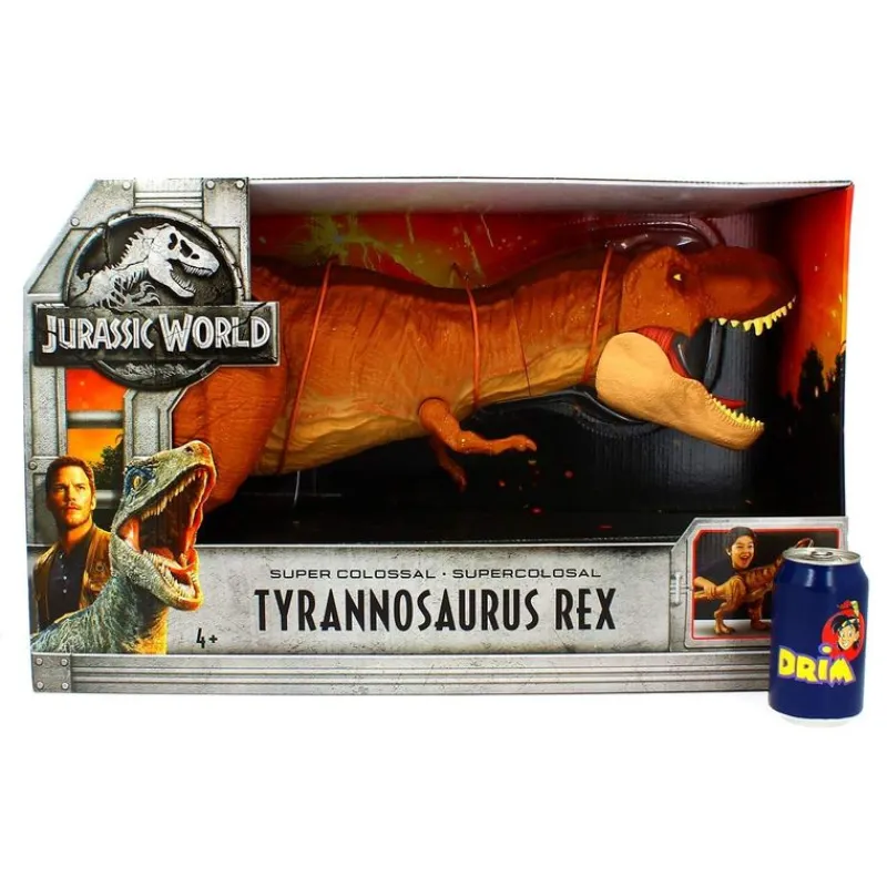 MATTEL Jurassic World T-Rex Supercolosal- Figuras Y Figuras De Acción