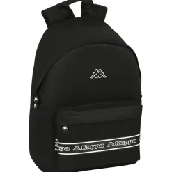 SAFTA Kappa Mochila Escolar Portátil Negra- Escolar