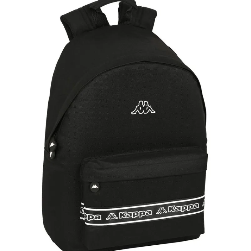 SAFTA Kappa Mochila Escolar Portátil Negra- Escolar