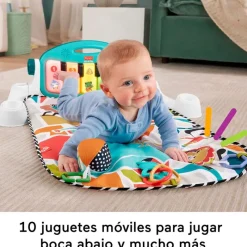 FISHER PRICE Primera Infancia Y Preescolar|Kick & Play & Grow Alfombra con Piano Pataditas