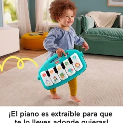 FISHER PRICE Primera Infancia Y Preescolar|Kick & Play & Grow Alfombra con Piano Pataditas