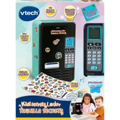 VTECH KidiSecrets Locker Taquilla Secreta Negra- Electrónicos