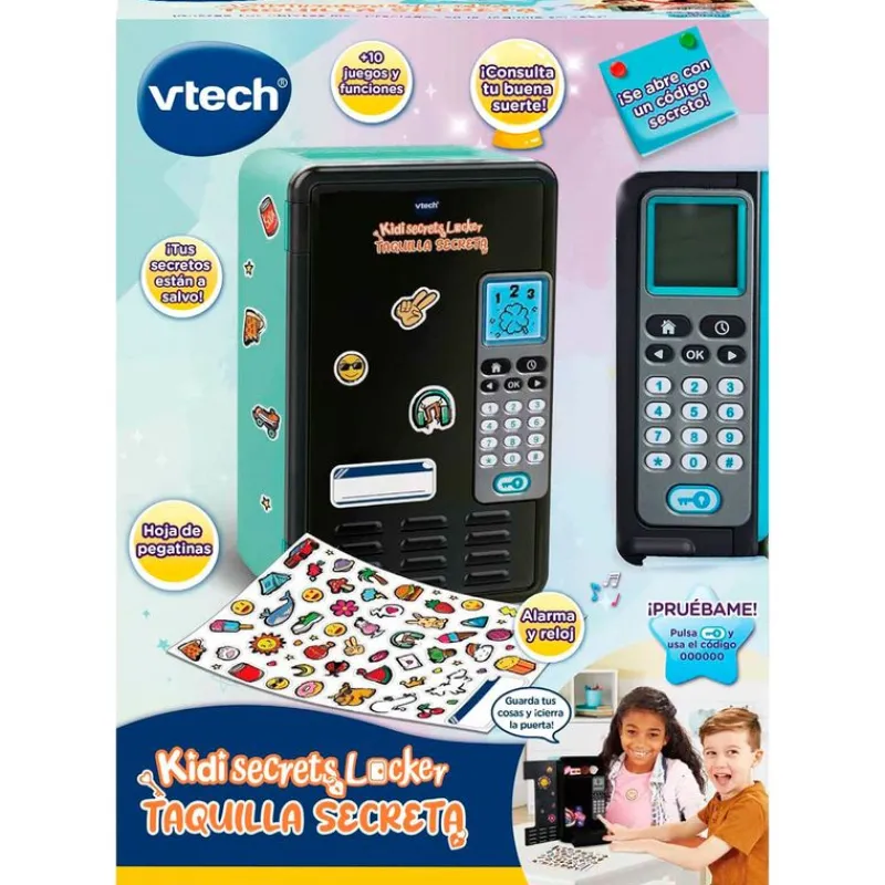 VTECH KidiSecrets Locker Taquilla Secreta Negra- Electrónicos