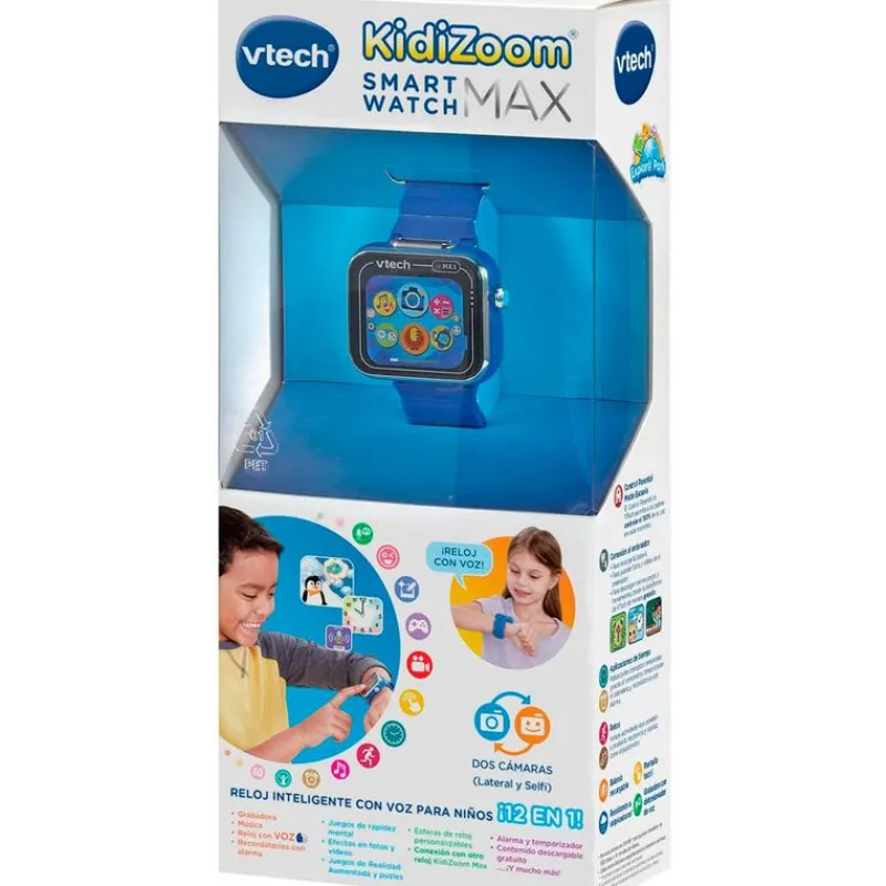 VTECH Kidizoom Smartwatch MAX Azul- Electrónicos