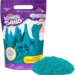 SPIN MASTER Kinetic Sand Arena Mágica Turquesa Bolsa 907 Gramos- Manualidades