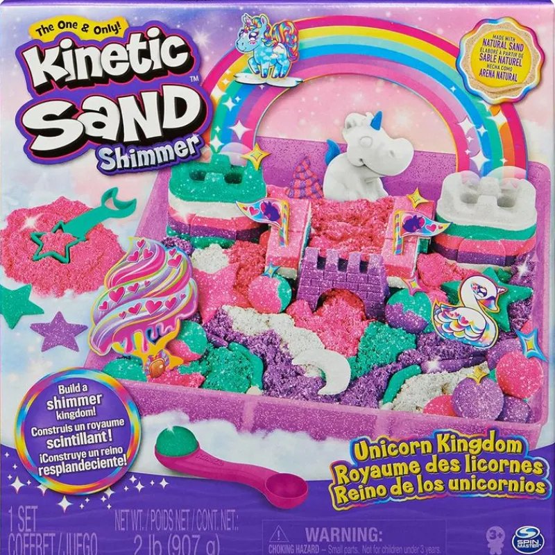 SPIN MASTER Manualidades|Kinetic Sand Arena Mágica Reino de Unicornios