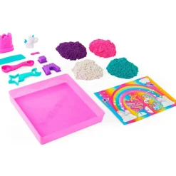 SPIN MASTER Manualidades|Kinetic Sand Arena Mágica Reino de Unicornios