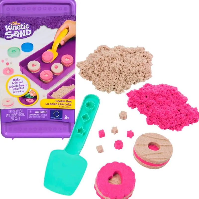 SPIN MASTER Kinetic Sand Pack Caja de Galletas- Manualidades