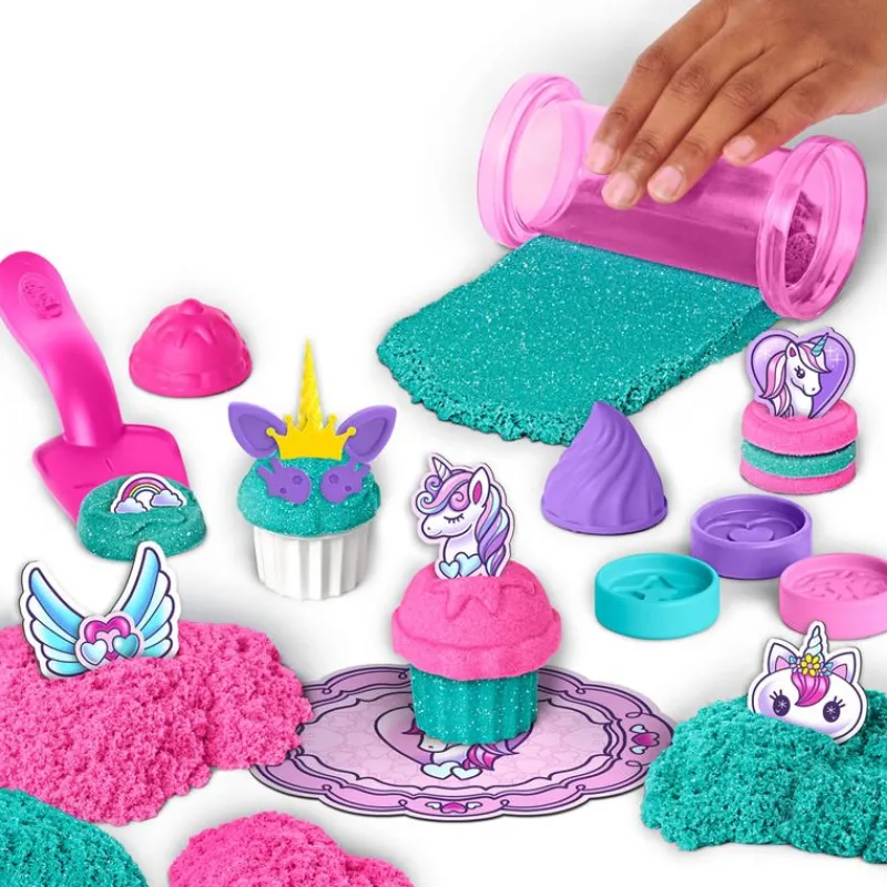 SPIN MASTER Manualidades|Kinetic Sand Pastelería Unicornio