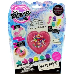 CANAL TOYS Manualidades|Kit Bomba de Baño Corazón Rosa