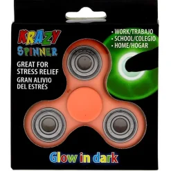 SELECCION DRIM Krazy Spinner Fluorescente Salmón- Juegos De Mesa