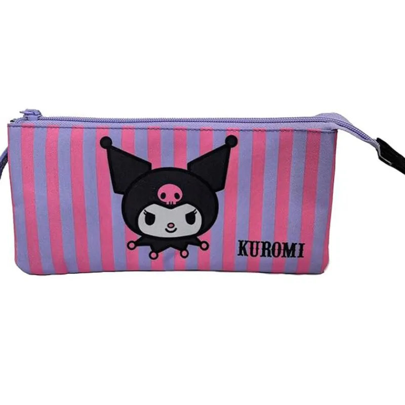 SELECCION DRIM Kuromi Portatodo Triple- Escolar