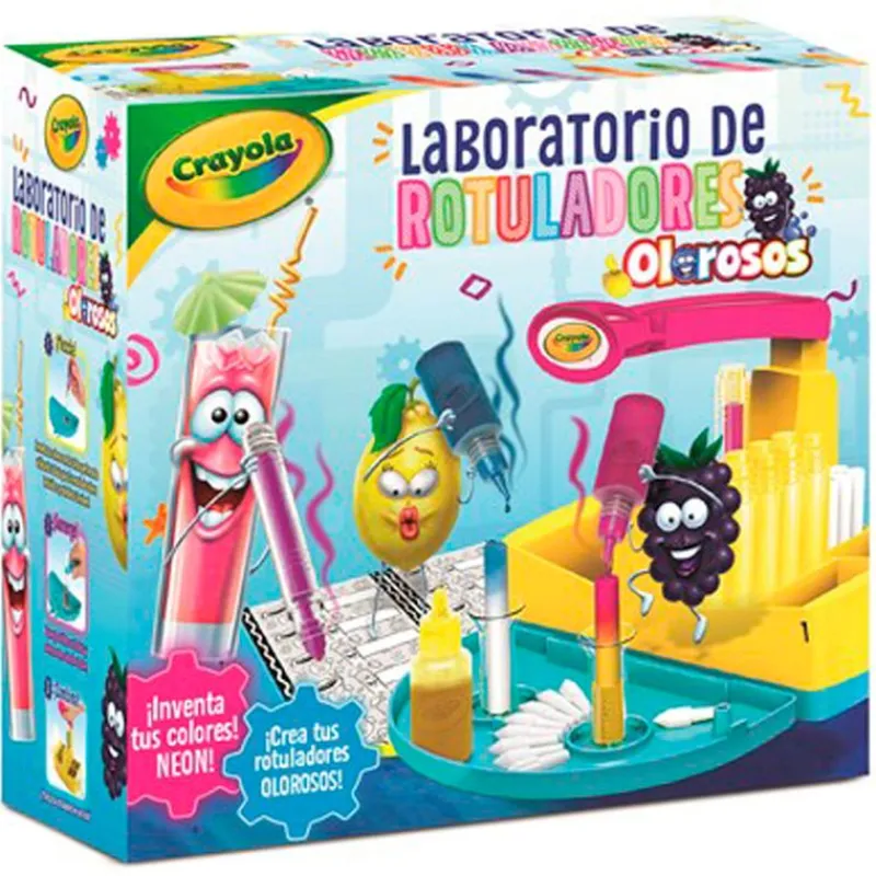 CRAYOLA Manualidades|Laboratorio de Rotuladores Olorosos Neón