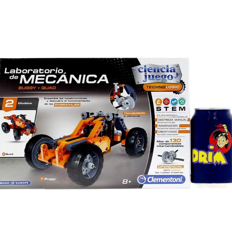 CLEMENTONI Laboratorio Mecánico Buggy y Quad- Juegos Y Juguetes Educativos