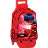 MONTICHELVO Ladybug Mochila con Ruedas- Escolar