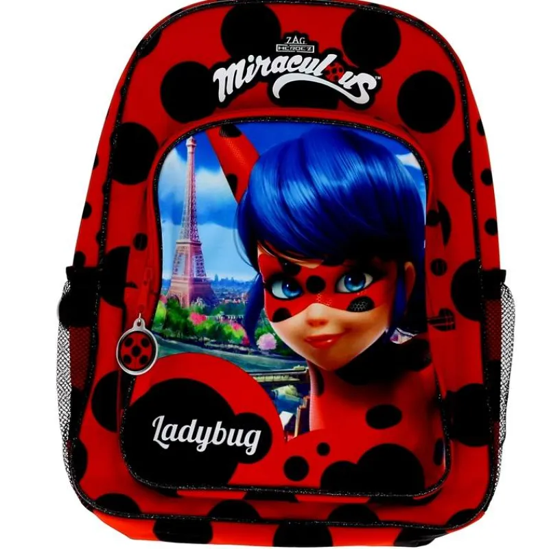 SAFTA Ladybug Mochila Grande con Trolley 42 cm- Escolar