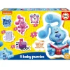 EDUCA Las Pistas de Blue Puzzles Evolutivos- Puzzles Y Construcciones