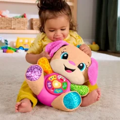 FISHER PRICE Laugh & Learn Perrita con Smart Stages Peluche- Primera Infancia Y Preescolar