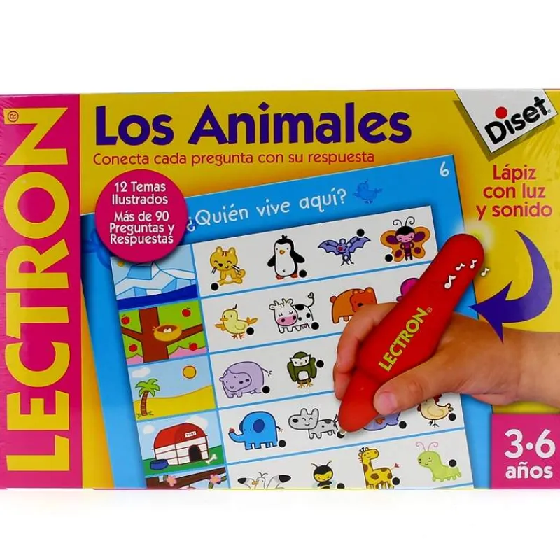 DISET Lectron Lápiz Los Animales- Juegos Y Juguetes Educativos
