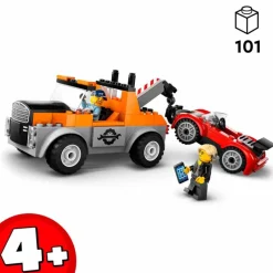 LEGO Lego|City Camión Grúa y Reparación del Deportivo