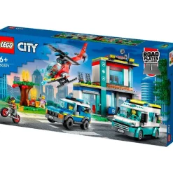 LEGO City Central de Vehículos de Emergencia- Lego